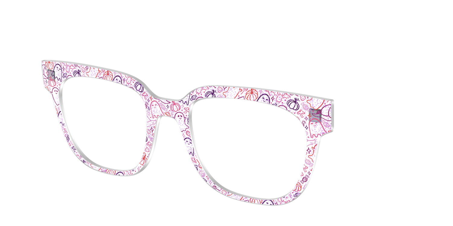 The Frightfully Fun Doodles Crystal - Angle Top Image - Pair Eyewear