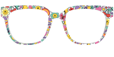 The Funky Foil Stickers - Front Top Thumbnail - Pair Eyewear
