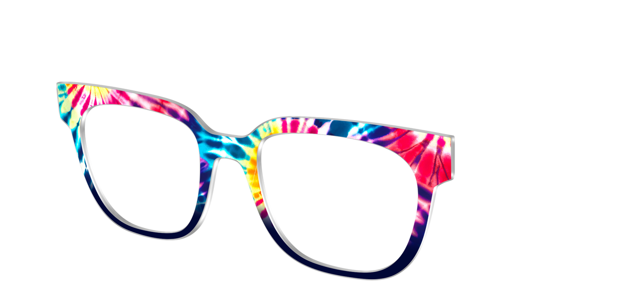 The Funky Tie-Dye - Angle Top Image - Pair Eyewear