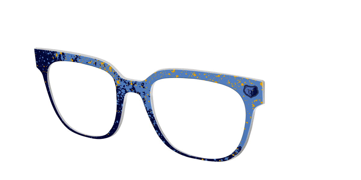 The Grizzlies Splatter - Angle Top Image - Pair Eyewear