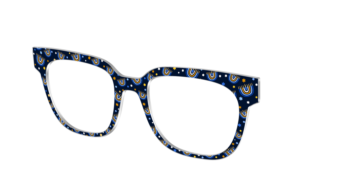 The Hanukkah Menorahs - Angle Top Image - Pair Eyewear