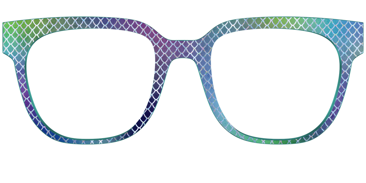The Holographic Dragon Scales - Front Top Image - Pair Eyewear