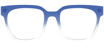 The Indigo Gradient Crystal - Front Top Thumbnail - Pair Eyewear