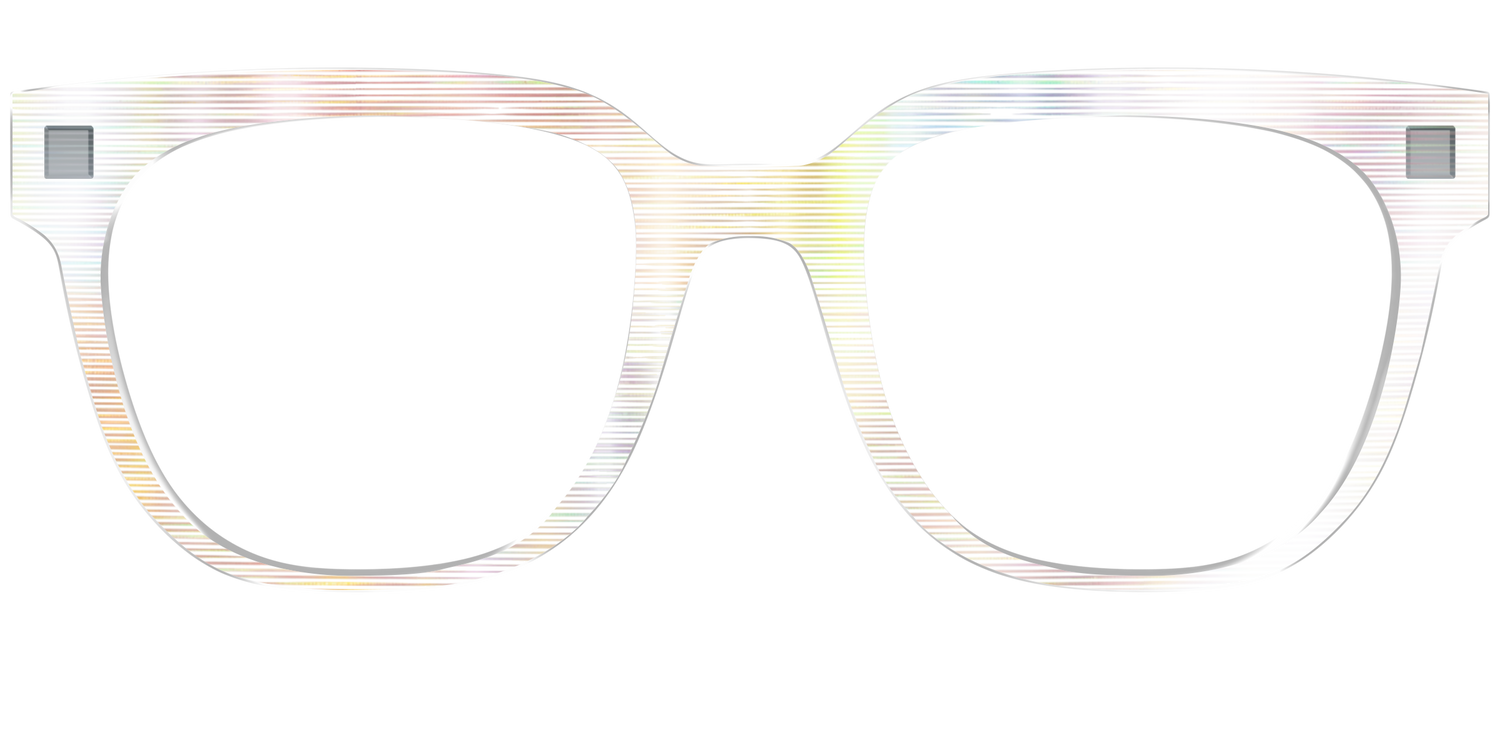 The Iridescent Strands Crystal - Front Top Image - Pair Eyewear