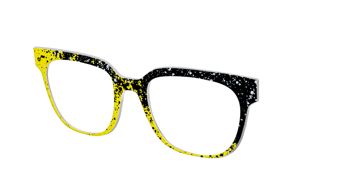 The Jazz Splatter - Angle Top Image - Pair Eyewear