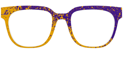 Lakers Splatter - Front Top Thumbnail - Pair Eyewear
