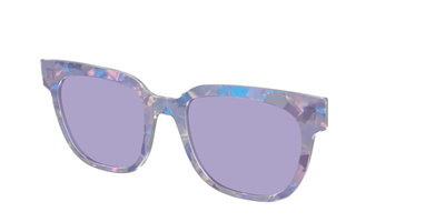 The Lavender Pearl Tort With Celestial Purple Lens - Angle Top Thumbnail - Pair Eyewear