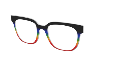The Love Wins Gradient - Angle Top Thumbnail - Pair Eyewear