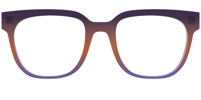 The Matte Midnight to Violet Gradient - Front Top Thumbnail - Pair Eyewear