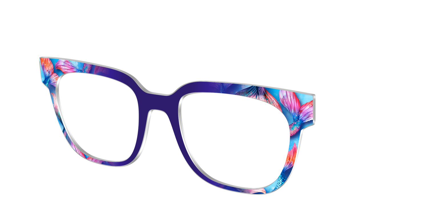 The Mermaid Fins - Angle Top Image - Pair Eyewear
