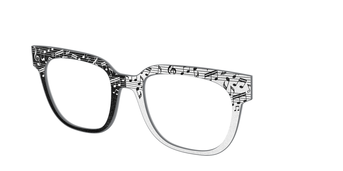 The Musical Shimmer Split - Angle Top Image - Pair Eyewear