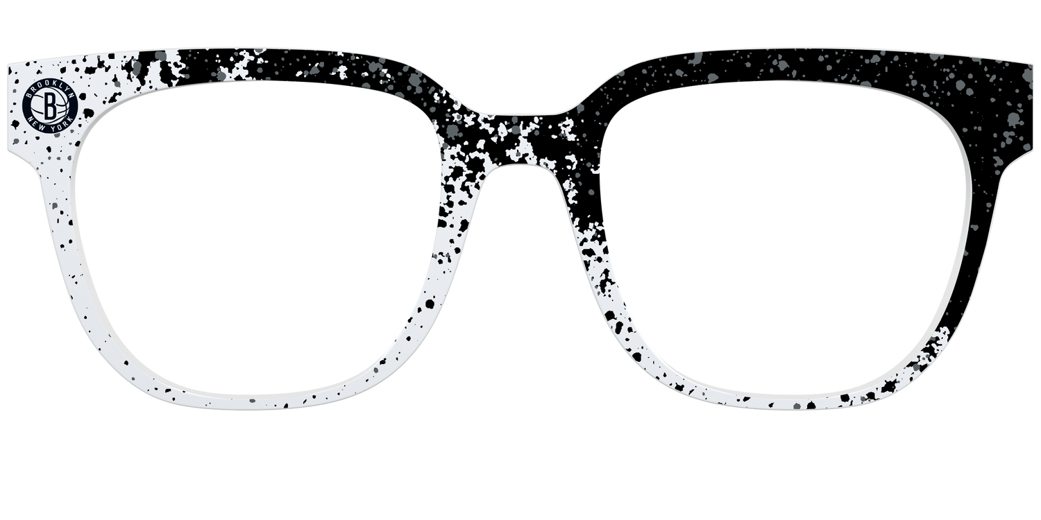 Nets Splatter - Front Top Image - Pair Eyewear