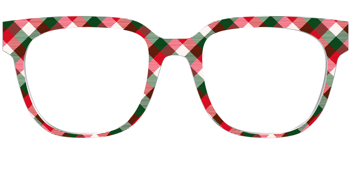 The Nice List Plaid - Front Top Image - Pair Eyewear