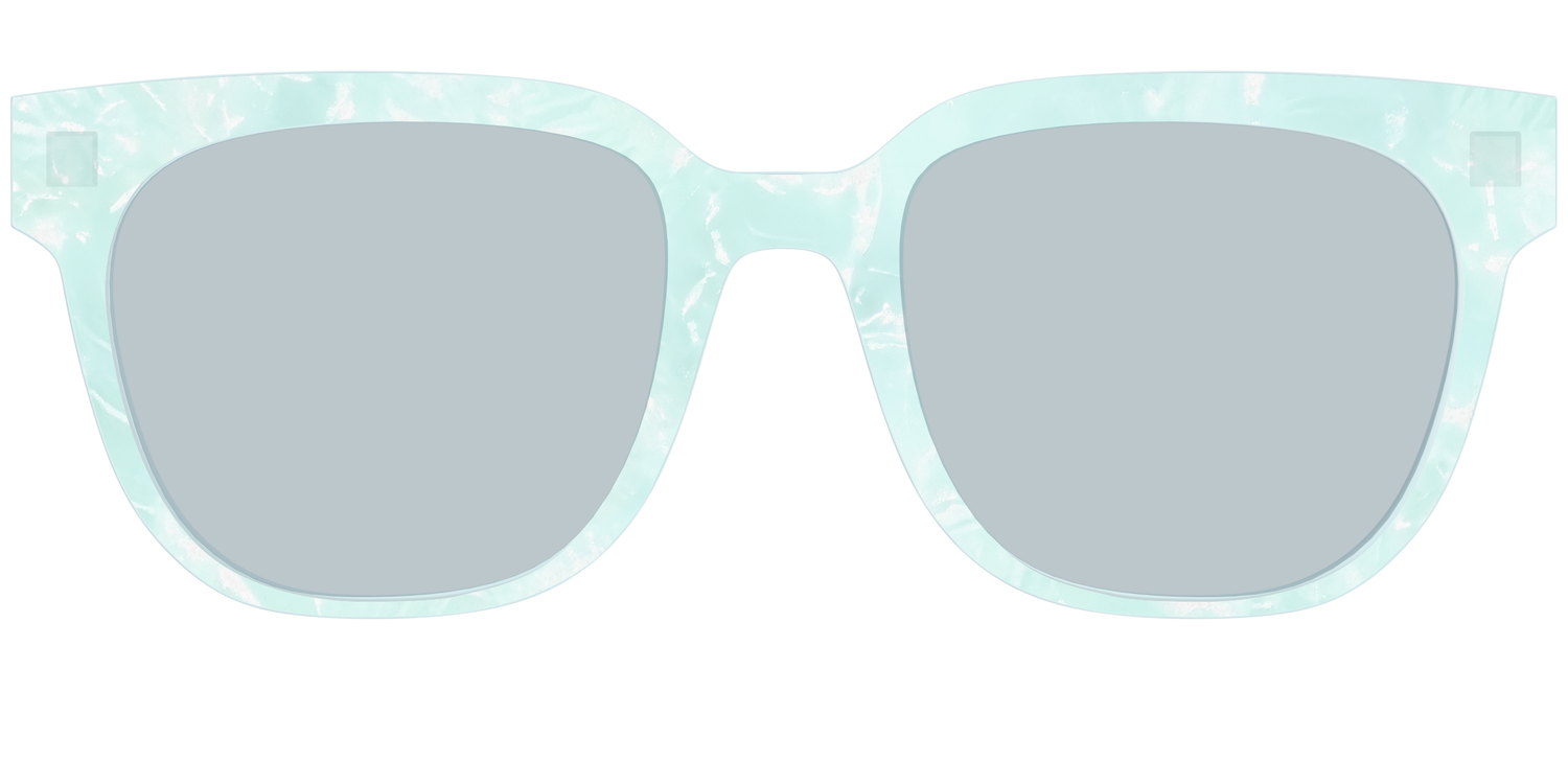 The Oceanic Pearl with Slate Blue Lens - Front Top Image - Pair Eyewear