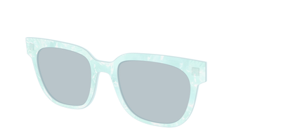 The Oceanic Pearl with Slate Blue Lens - Angle Top Thumbnail - Pair Eyewear