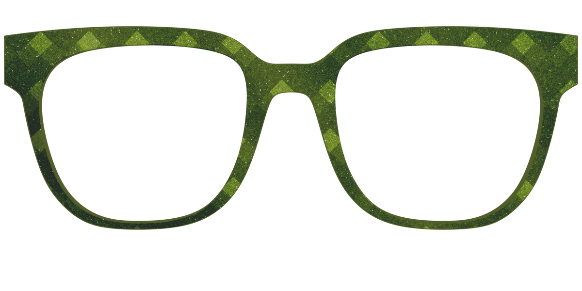 The Olive Geo - Front Top Image - Pair Eyewear