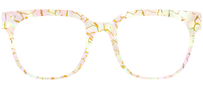 The Opalescent Pearl with Gold Streaks - Front Top Thumbnail - Pair Eyewear