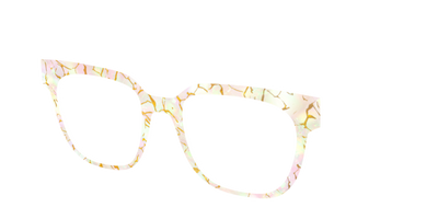 The Opalescent Pearl with Gold Streaks - Angle Top Thumbnail - Pair Eyewear