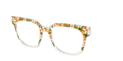 The Orange Blossom Glitter Crystal - Angle Top Thumbnail - Pair Eyewear