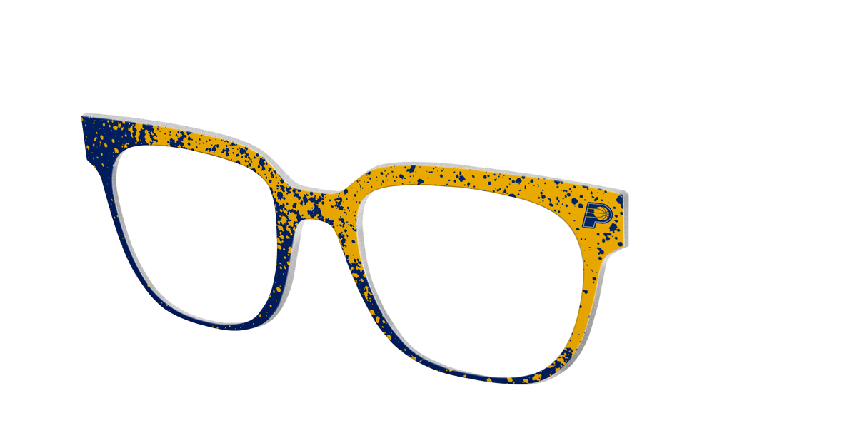 The Pacers Splatter - Angle Top Image - Pair Eyewear