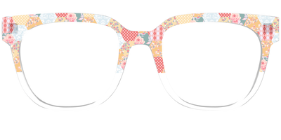 The Patchwork Hexagon Crystal Split - Front Top Thumbnail - Pair Eyewear