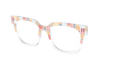 The Patchwork Hexagon Crystal Split - Angle Top Thumbnail - Pair Eyewear