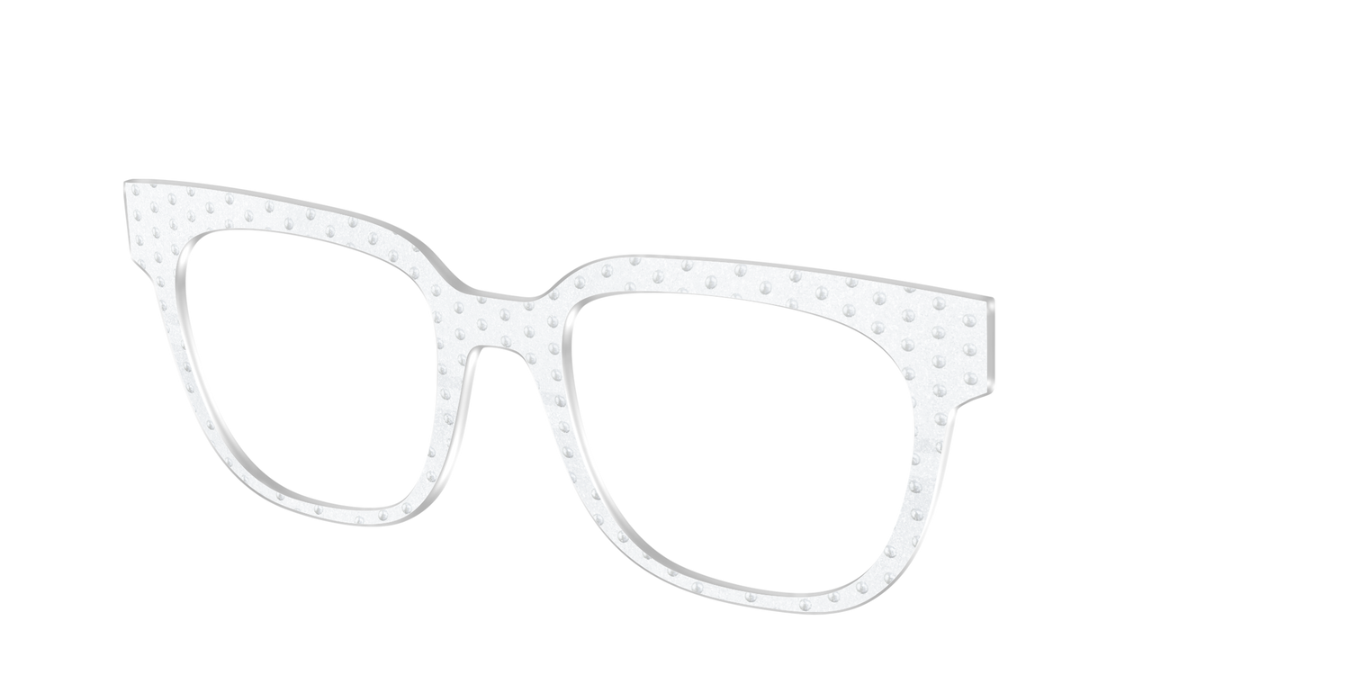 The Pearl Shimmer Polka Dots - Angle Top Image - Pair Eyewear