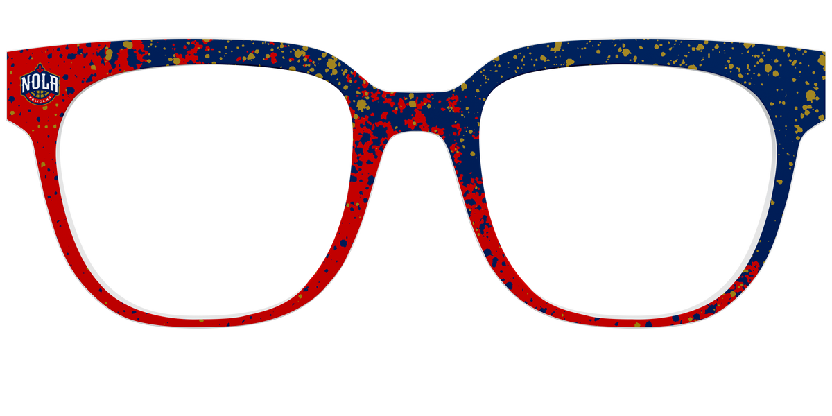 The Pelicans Splatter - Front Top Image - Pair Eyewear