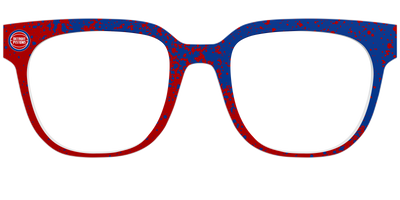 The Pistons Splatter - Front Top Thumbnail - Pair Eyewear