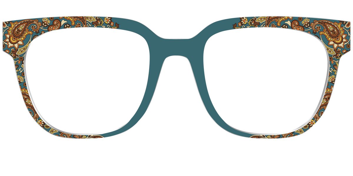 The Posh Paisley - Front Top Image - Pair Eyewear