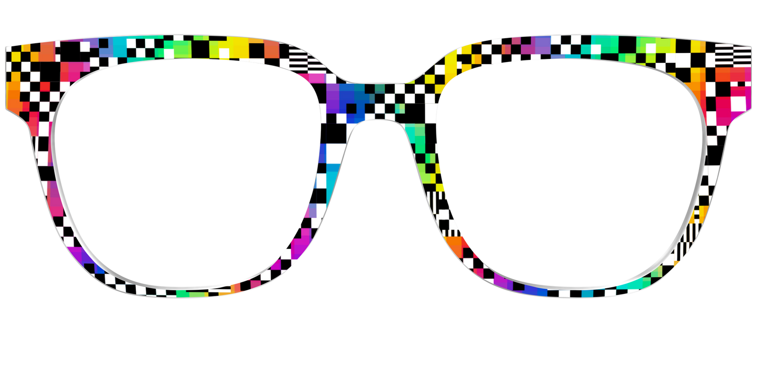 The Prismatic Check - Front Top Image - Pair Eyewear