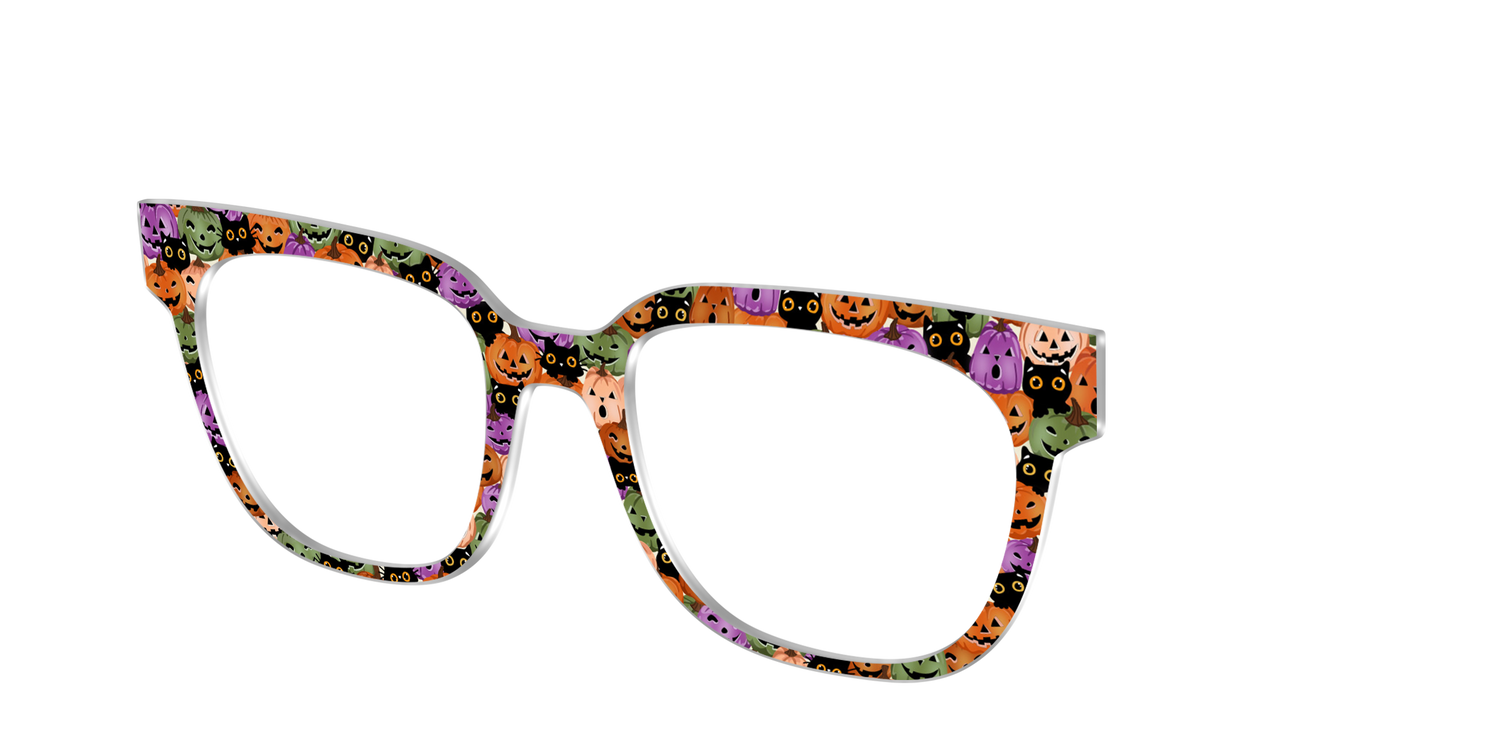 The Purring Pumpkins - Angle Top Image - Pair Eyewear