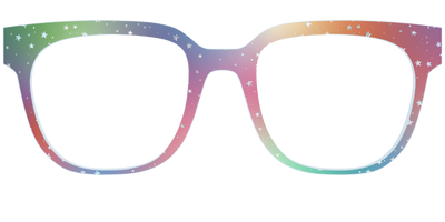 The Rainbow Holographic Celestial - Front Top Thumbnail - Pair Eyewear