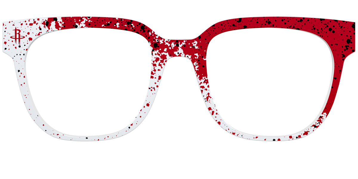 Rockets Splatter - Front Top Image - Pair Eyewear