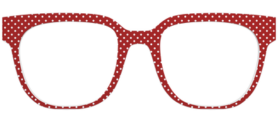 The Ruby Pin Dot - Front Top Thumbnail - Pair Eyewear
