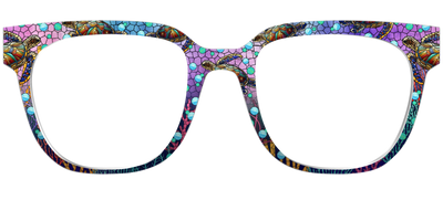 The Sea Turtle Stained Glass - Front Top Thumbnail - Pair Eyewear
