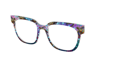 The Sea Turtle Stained Glass - Angle Top Thumbnail - Pair Eyewear