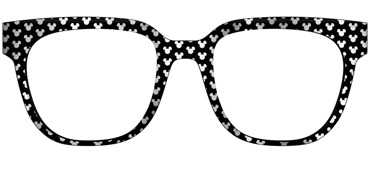 The Silver Foil Mickey - Front Top Image - Pair Eyewear