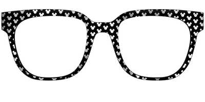 The Silver Foil Mickey - Front Top Thumbnail - Pair Eyewear