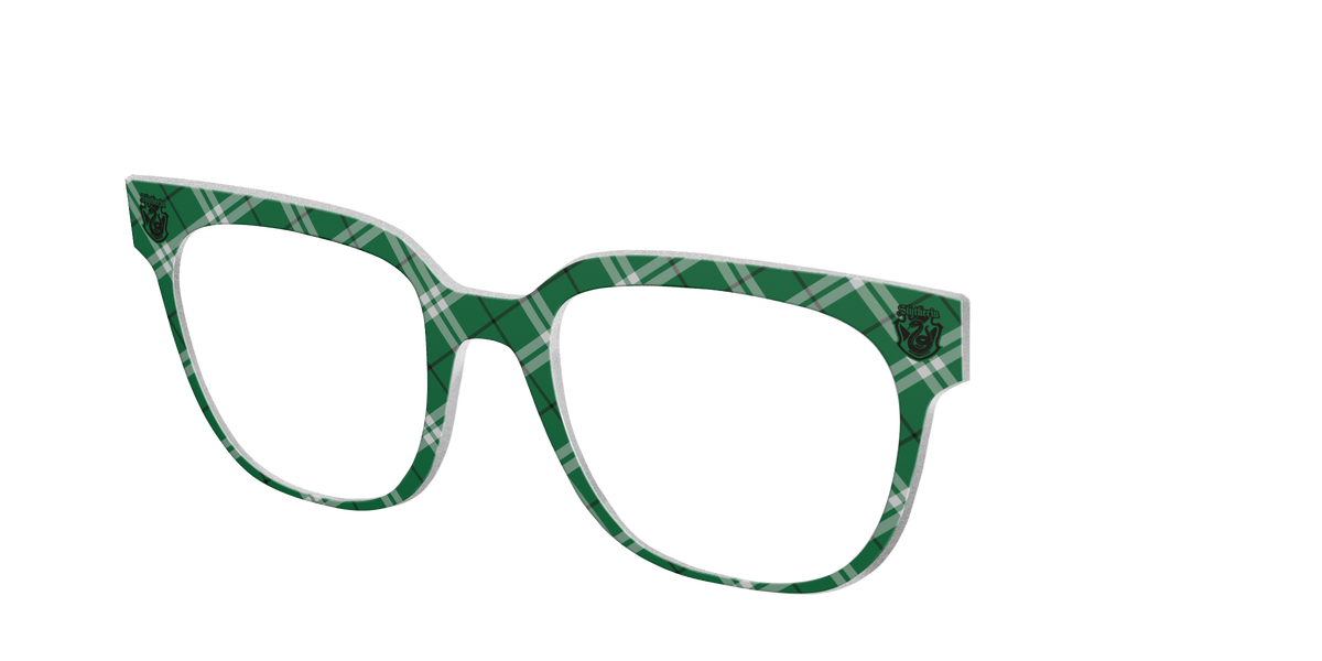 The Slytherin™ Plaid - Angle Top Image - Pair Eyewear