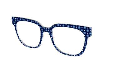 The Snowflake Polka Dot - Angle Top Thumbnail - Pair Eyewear