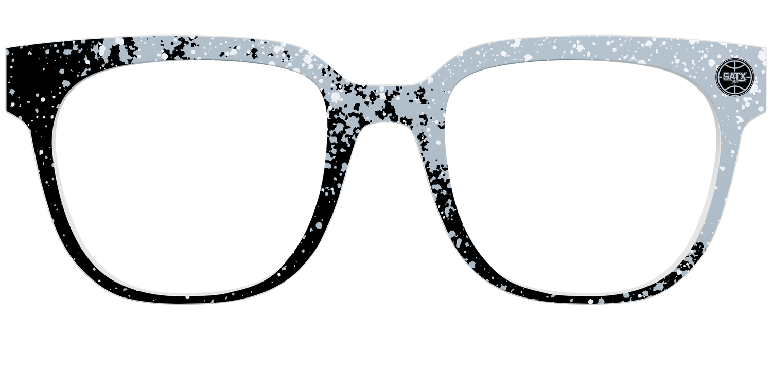 The Spurs Splatter - Front Top Image - Pair Eyewear