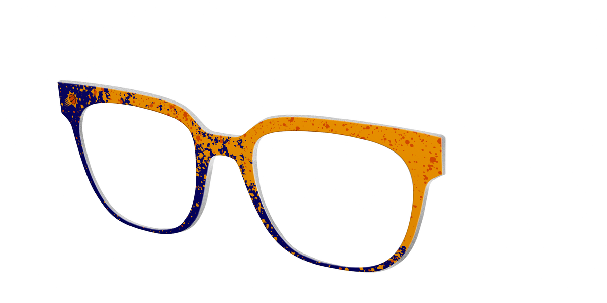 The Suns Splatter - Angle Top Image - Pair Eyewear