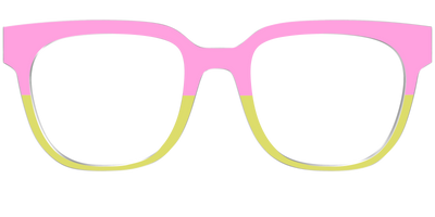The Sweet Pea & Chartreuse Split - Front Top Thumbnail - Pair Eyewear