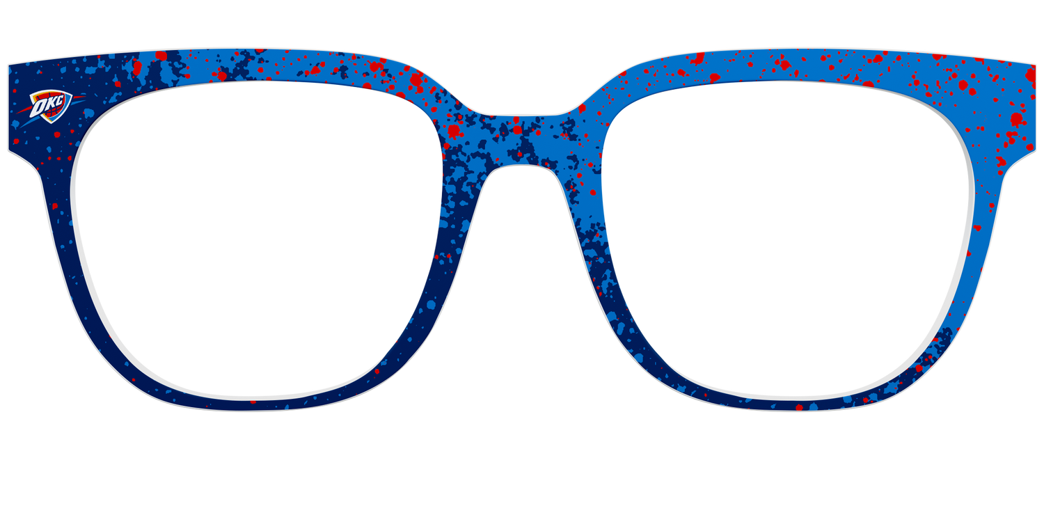 The Thunder Splatter - Front Top Image - Pair Eyewear