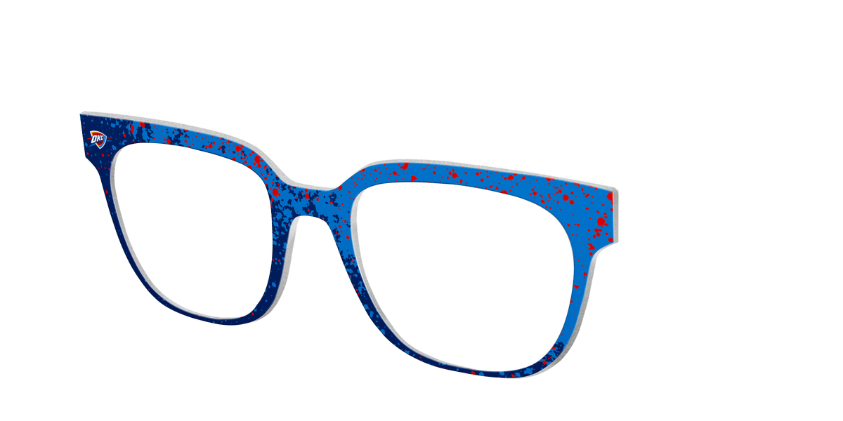 The Thunder Splatter - Angle Top Image - Pair Eyewear