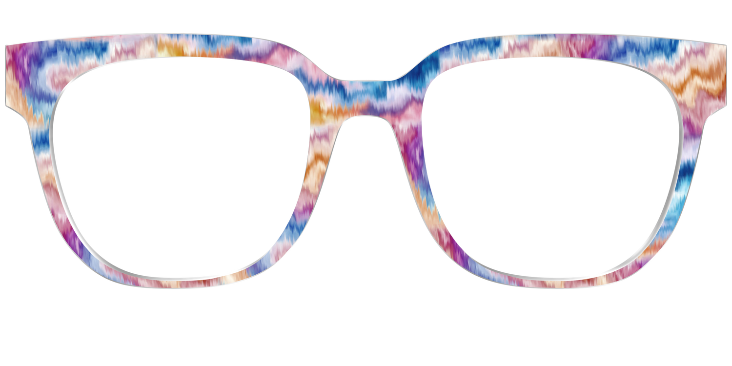 The Tide Pool Tie-Dye - Front Top Image - Pair Eyewear