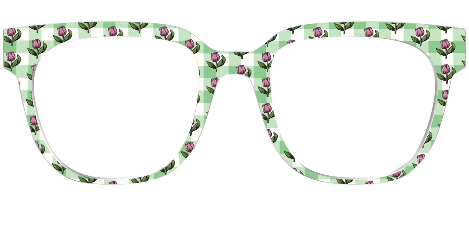 The Tulip Gingham - Front Top Image - Pair Eyewear