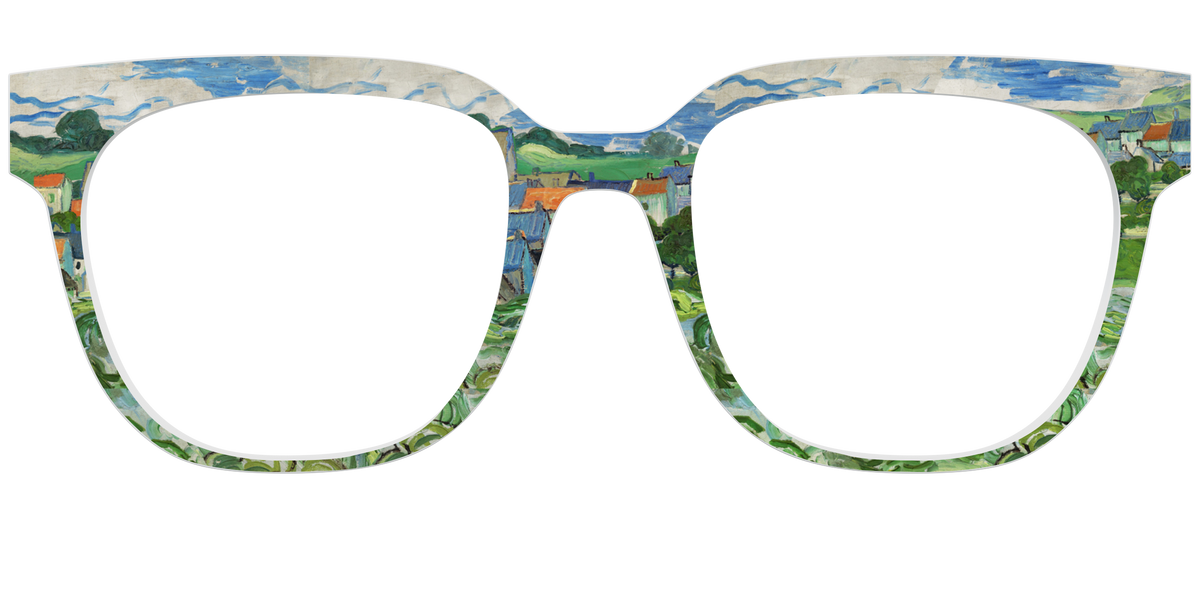 The View of Auvers-Sur-Oise - Front Top Image - Pair Eyewear