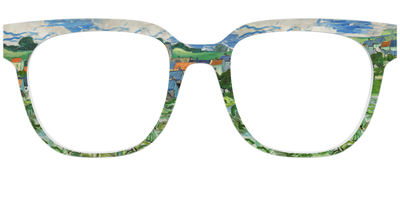 The View of Auvers-Sur-Oise - Front Top Thumbnail - Pair Eyewear